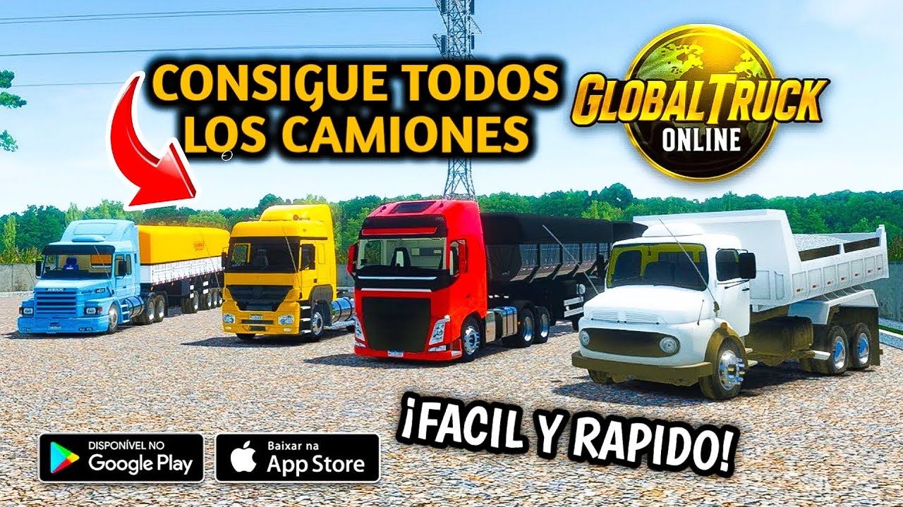 COMO CONSEGUIR TODOS LOS CAMIONES DE GLOBAL TRUCK ON LINE🔥