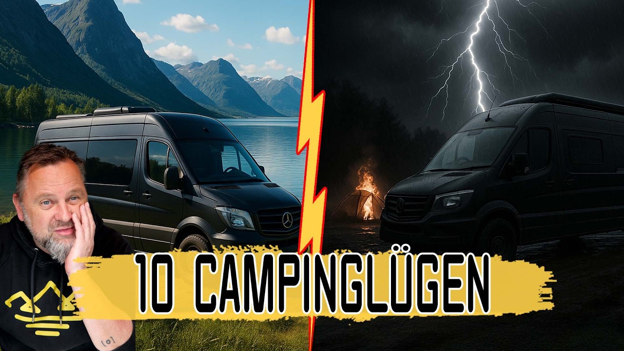 die 10 größten CAMPING IRRTÜMER und MYTHEN - ACHTUNG HUMOR!