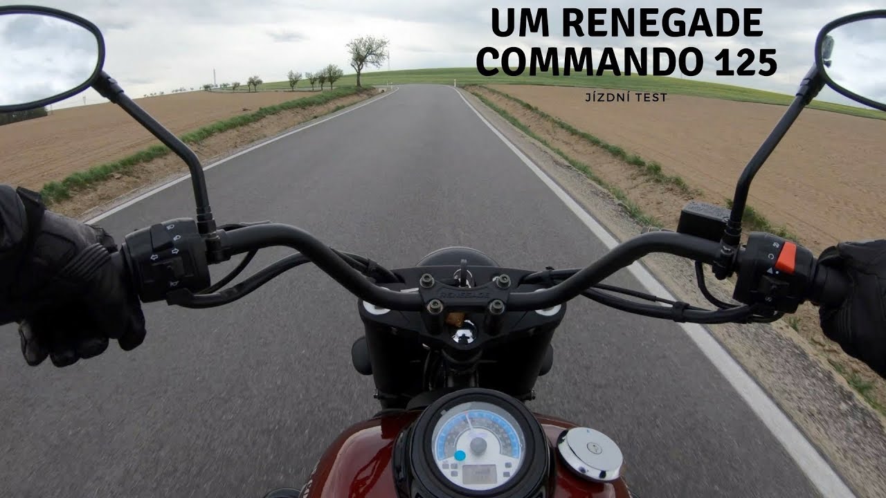 UM Renegade Commando 125 - Jízdní test malého chopperu ve 4K