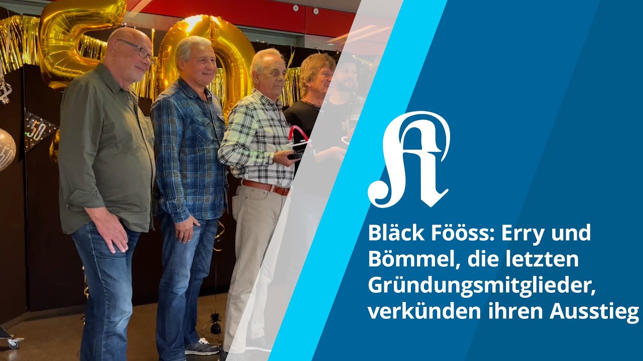 K&ouml;lner Band Bl&auml;ck F&ouml;&ouml;ss:  Erry Stoklosa und B&ouml;mmel L&uuml;ckerath verk&uuml;nden ihren Ausstieg