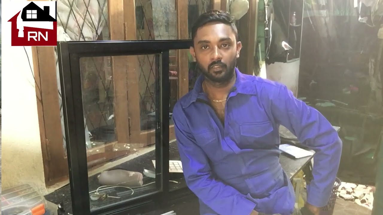 ඇලුමිනියම් ජනේල තනියම හදමු පාඩම 01 |Learn How to Make an aluminium Sliding Window Frame - It's Easy!