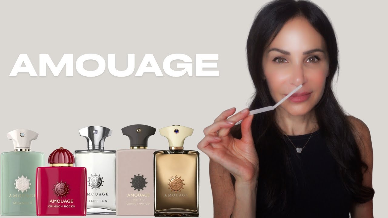 AMOUAGE SAMPLING - Reflection Man, Crimson Rocks, Meander, Opus V, Dia Man