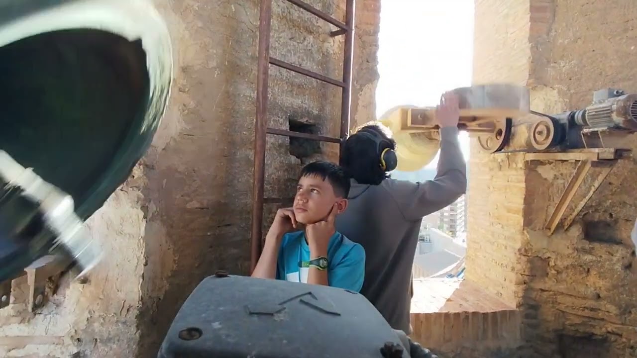 Bandeo/Volteo general de campanas - Iglesia de San Juan, Calatayud (Zaragoza)