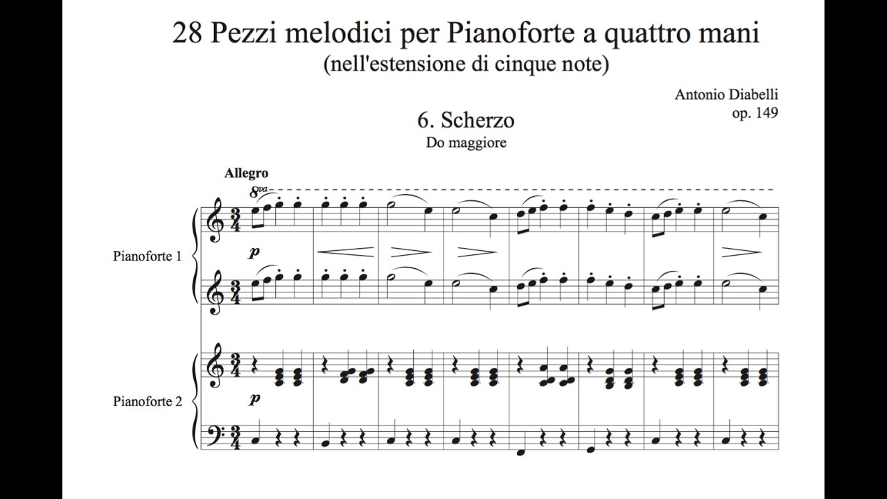 A. Diabelli - 6. Scherzo from 