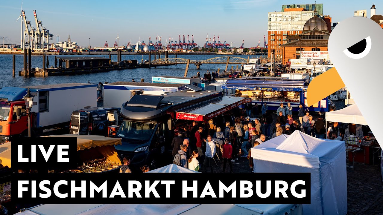 Fischmarkt Live 🐟 Die Marktschreier um Aale-Dieter, Bananen-Fred und den holländischen Blumenkönig