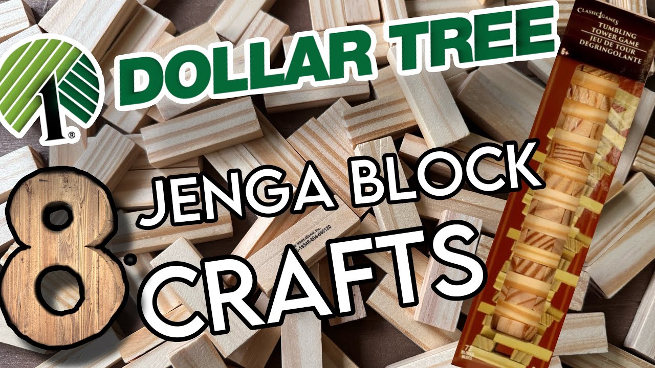 8 TUMBLING TOWER BLOCK CRAFTS that you need to make NOW!!