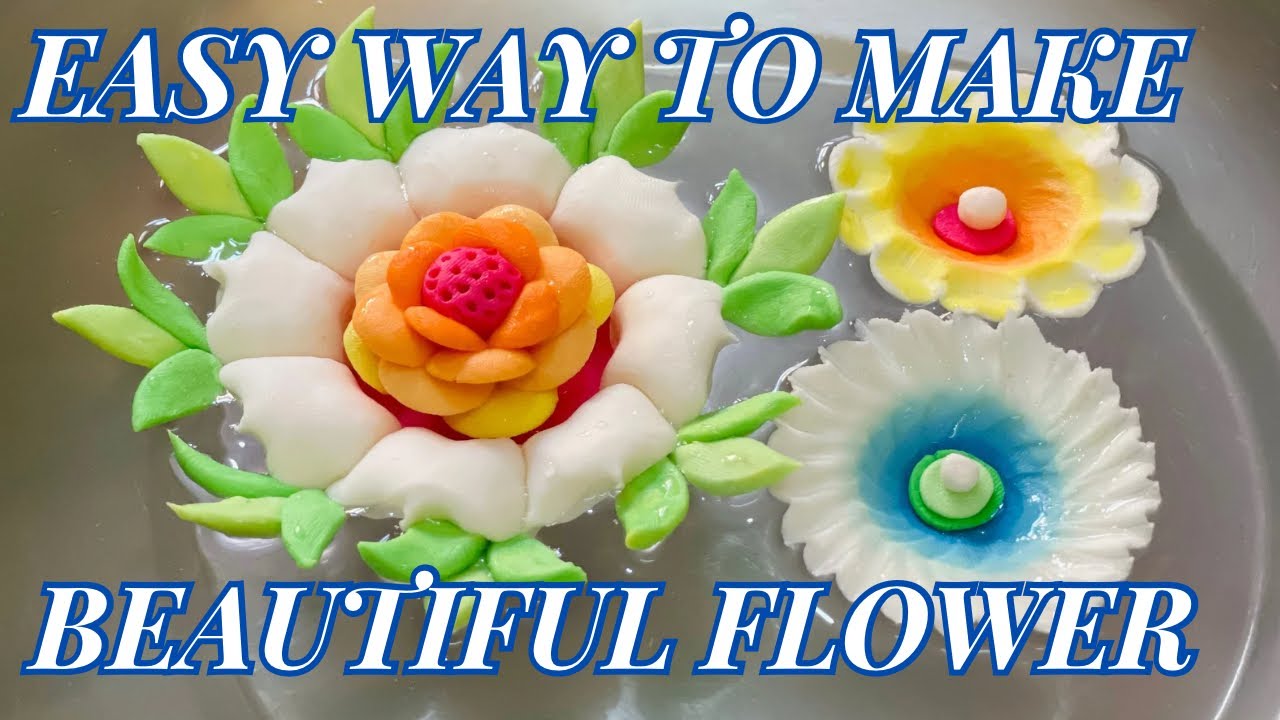 EASY WAY TO MAKE BEAUTIFUL FLOWER🌸|མེ་ཏོག་བཟོ་སྟངས|