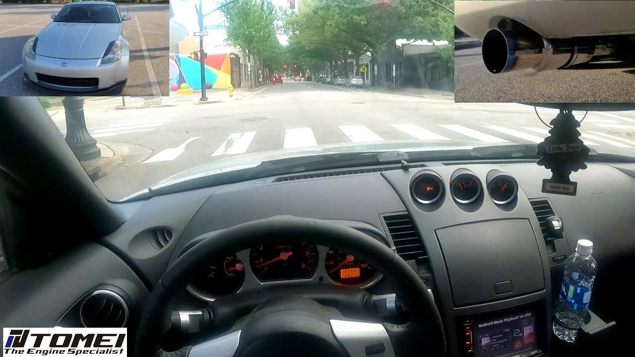 Nissan 350z DE - POV DRIVE!! (TOMEI EXHAUST)