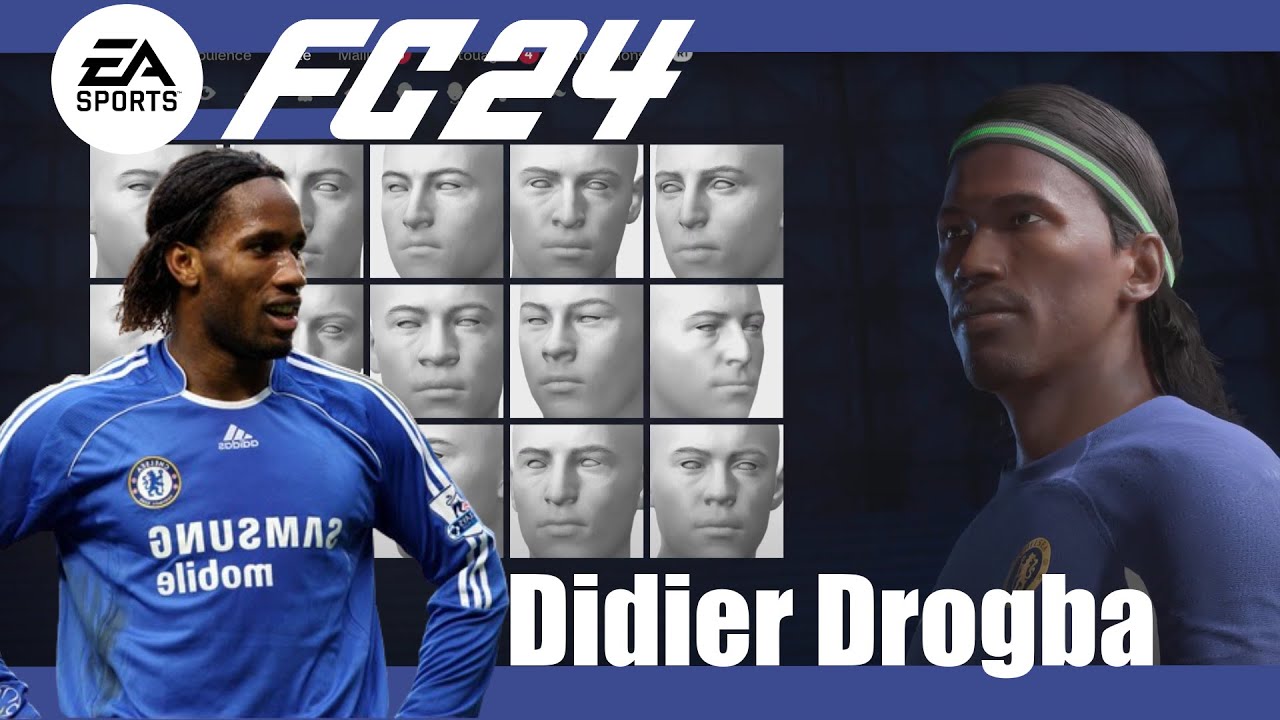 EA FC 24 - Create Didier Drogba Pro Clubs (Face Creation)
