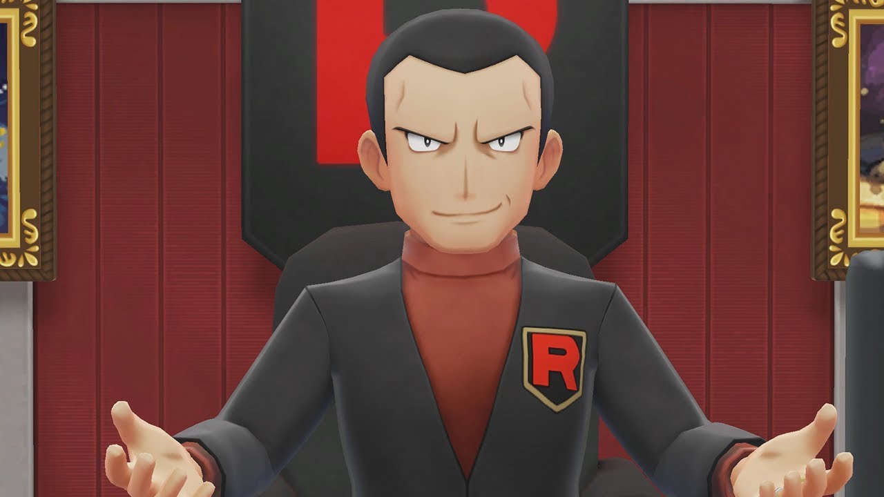 Pokemon Let's Go Pikachu - Archer And Giovanni Boss Battles