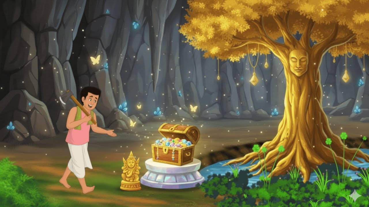రహస్యమయిన చెట్టు| TELUGU MORAL STORY| RAHASYAMAINA CHETTU|#moralstories #cartoon #animation