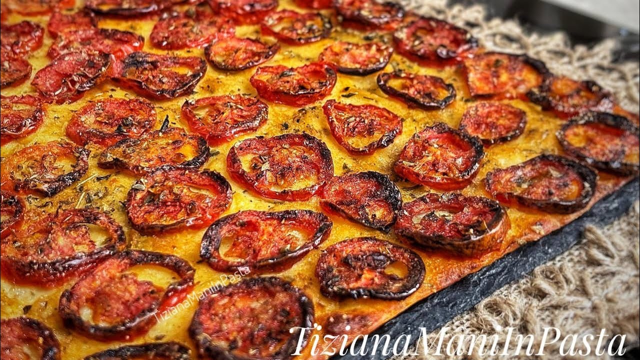 SCHIACCIATA DI PATATE CON POMODORINI 🍅😋