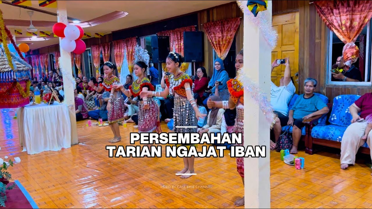 TARIAN NGAJAT IBAN SARAWAK 31/01/2026 Perkahwinan RYAN & OLYVIA di Rh Luking sg Manong.