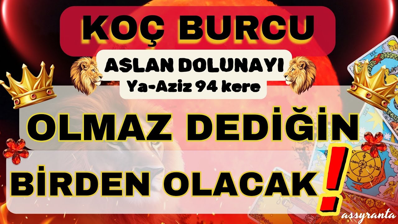 KOÇ BURCU 👑 Olmaz Dediğin Bir Anda Olacak! 🌕 2 ŞUBAT 2026 ASLAN DOLUNAYI 🌕