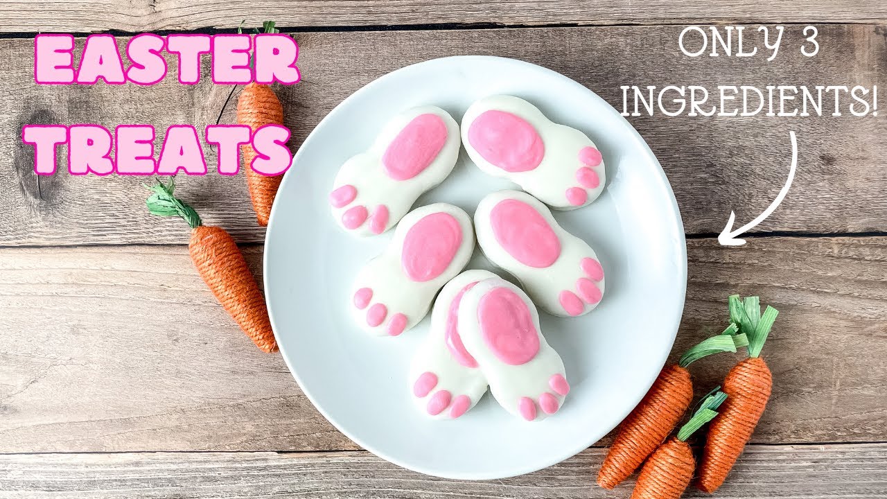 NO BAKE 3 Ingredient Easter Cookies| EASY Easter Treat!