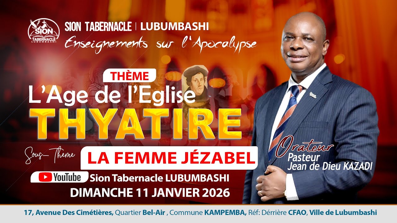 L'AGE DE THYATIRE N°17 | Dimanche  11   Janvier 2026 | SionTab