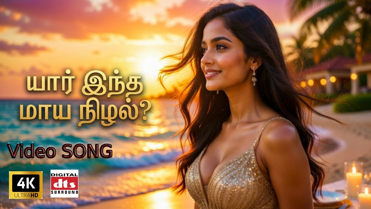 Maya Nizhal Enada – Tamil Love Song 💖 | 4K Ultra HD | Beach Resort Music Video | DTS Audio