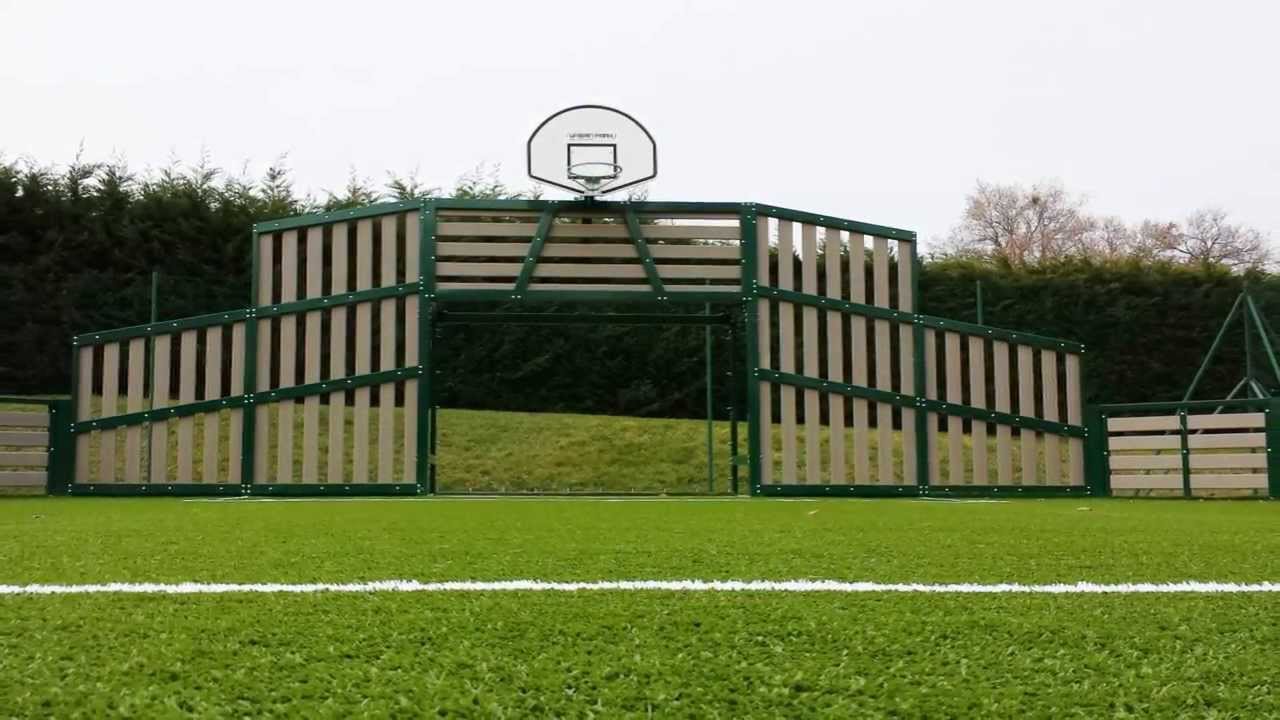 Terrain multisports - Déroulement d'un chantier