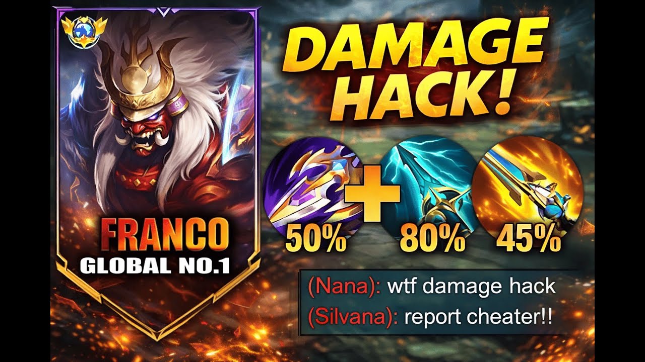 1 HIT DELETE Franco Damage Build – BROKEN One Shot Damage | Top 1 Global Gameplay | BanFranco