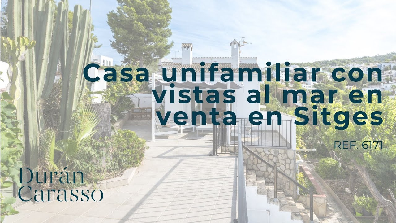 Casa unifamiliar con vistas al mar en venta en Sitges | Ref. 6171