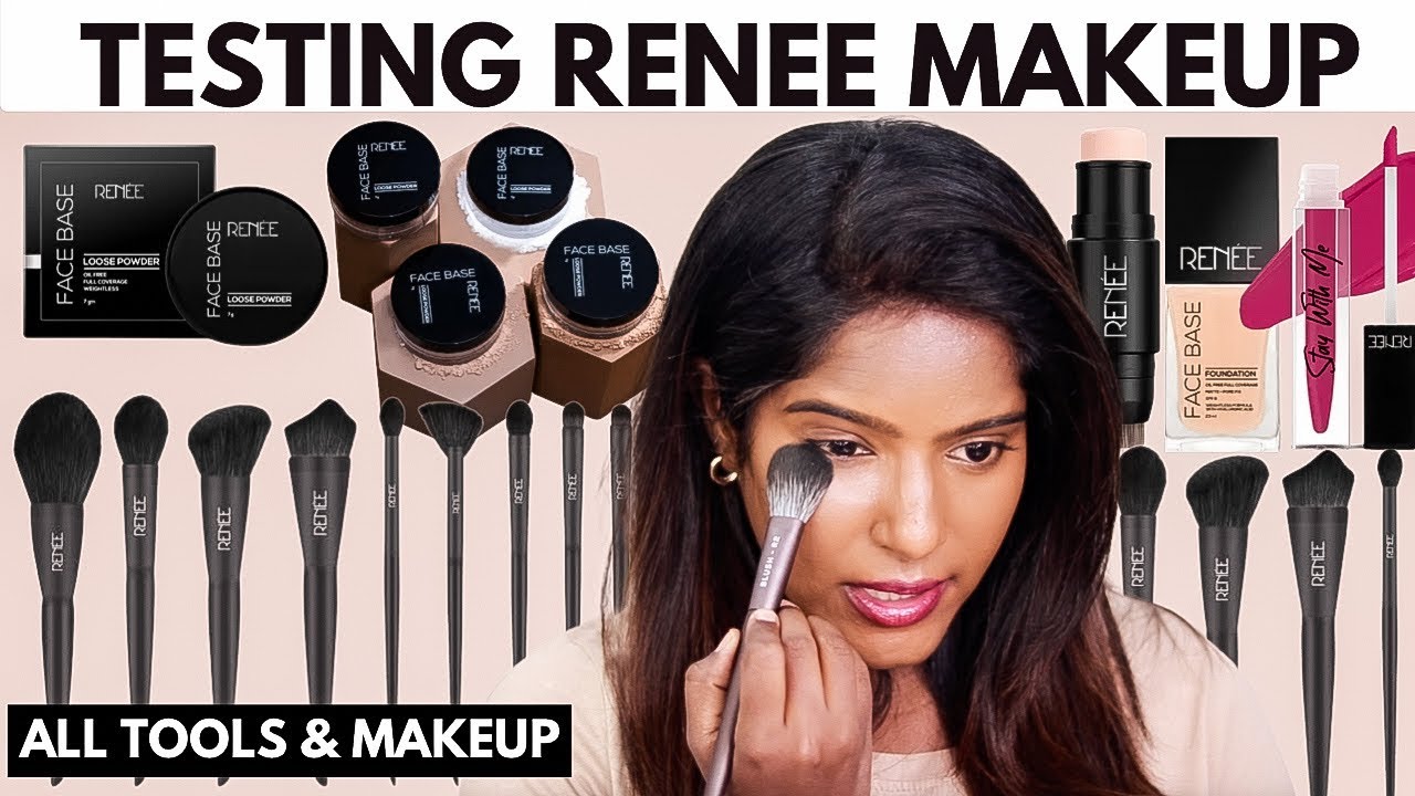 How to do Flawless base Makeup application-Trying Base Products from Renee on Indian Brown skin!