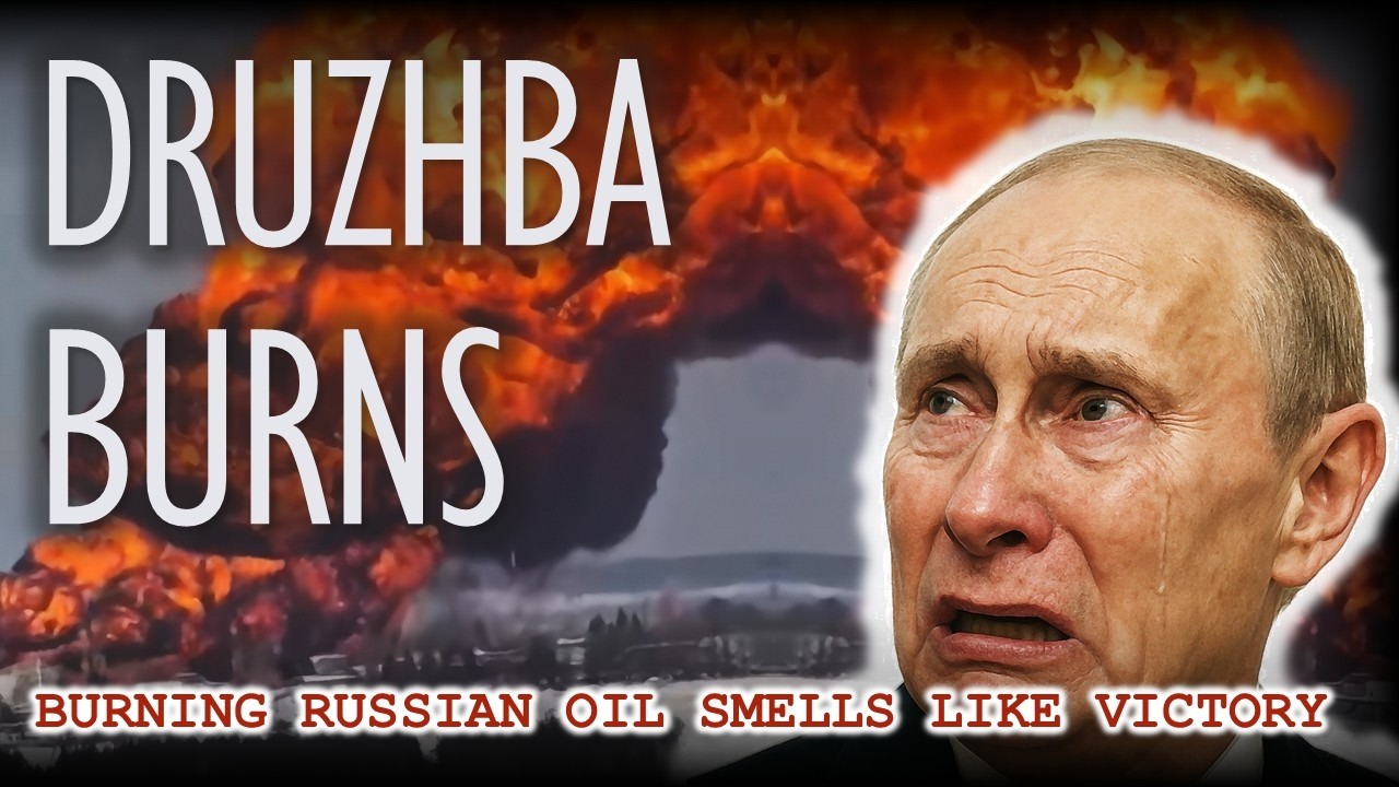 UNFRIENDLY Action - Druzhba Pipeline Burns in Spectacular Ukrainian Strike!