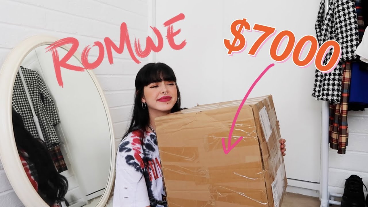 PROBANDO $7000 PESOS DE ROPA AESTHETIC / romwe