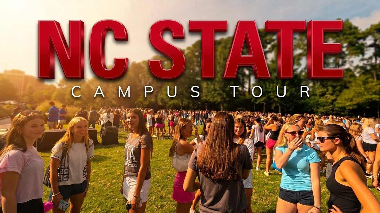 N.C. State University Walking Tour [4K] #walkingtour #ncstate #campus