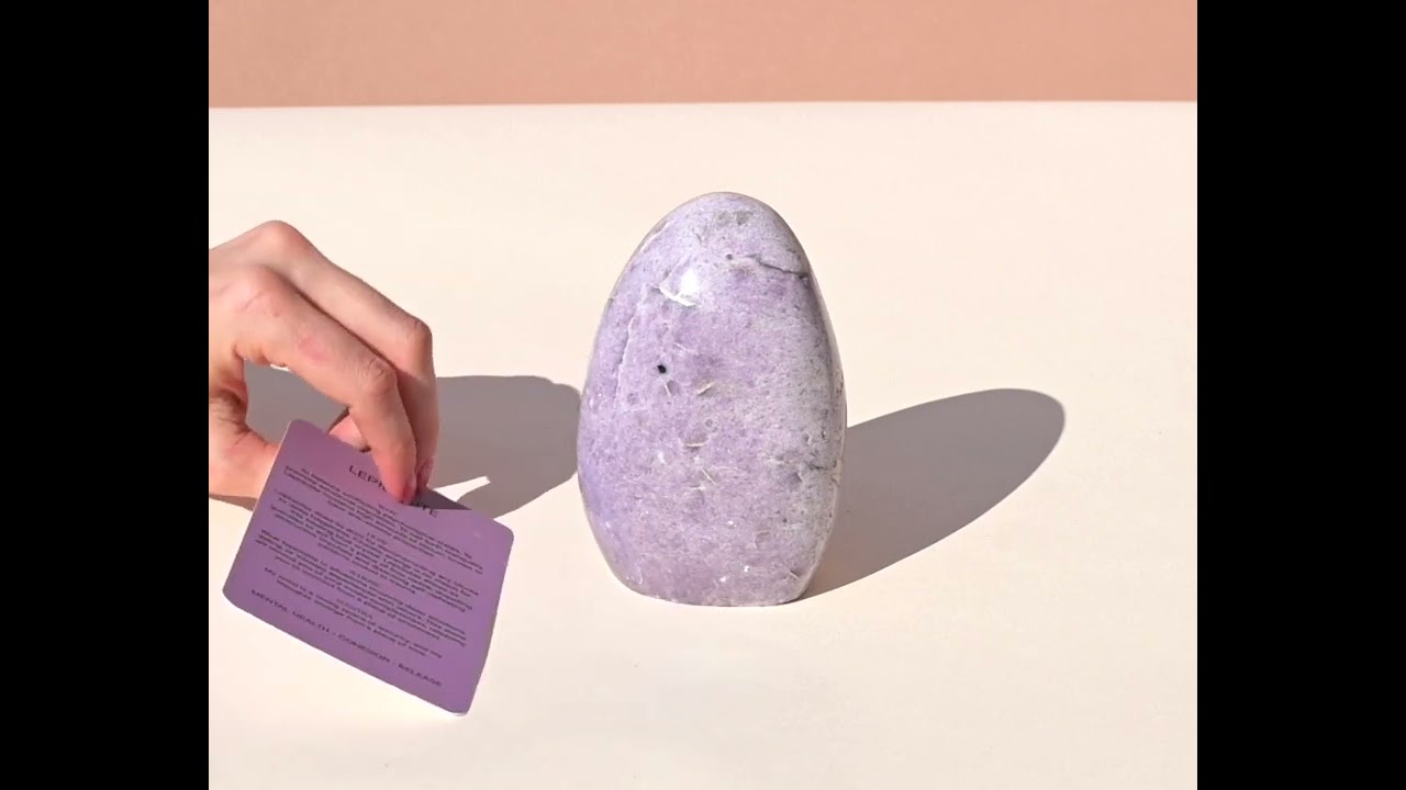 LEPIDOLITE CRYSTAL - BEST CRYSTALS FOR ANXIETY