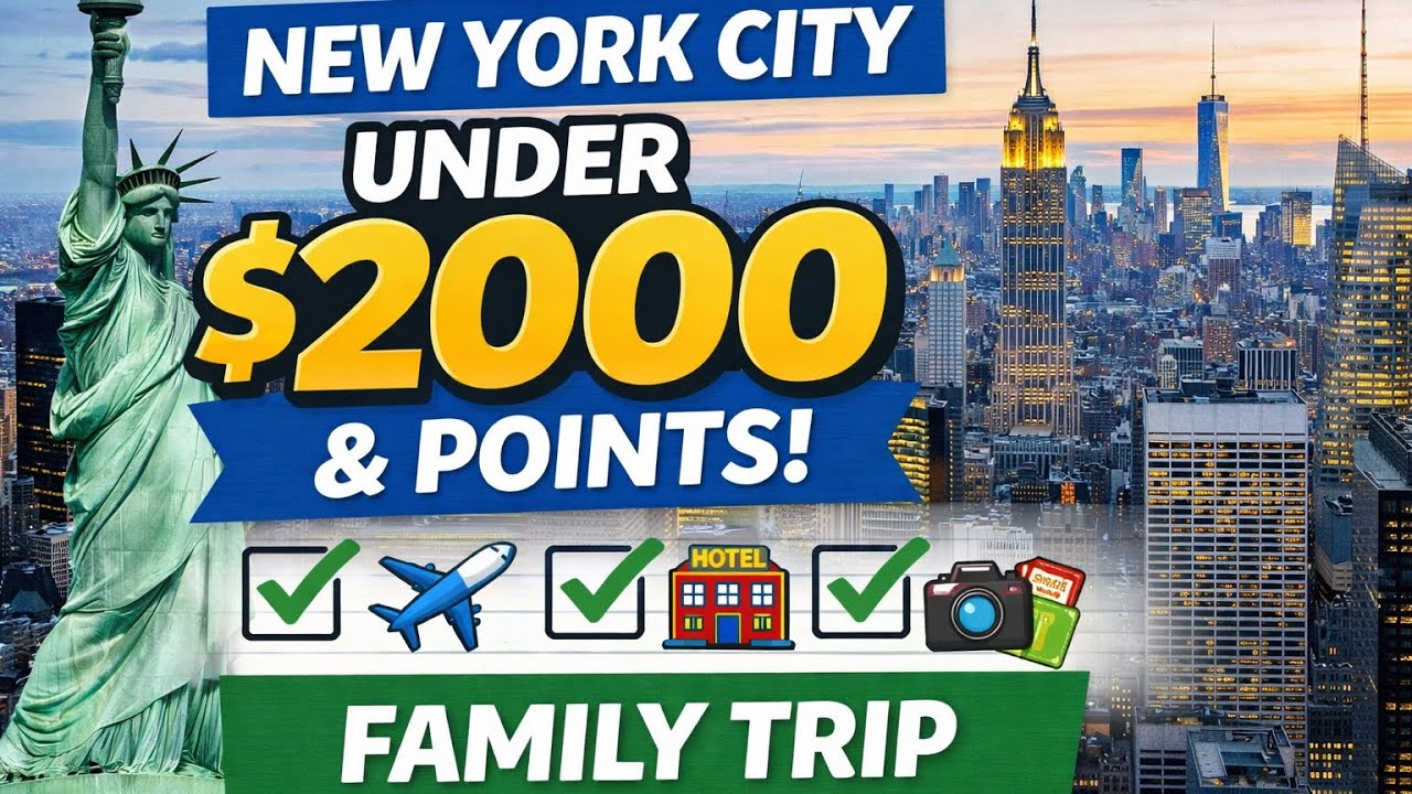 Family 5 Day Trip to NYC for less than $2000