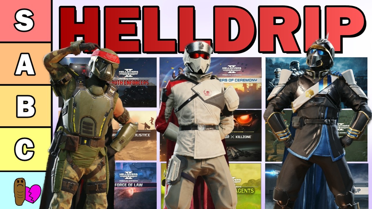 Рейтинг ЛУЧШИХ и ХУДШИХ косметических предметов Warbond в Helldivers 2.