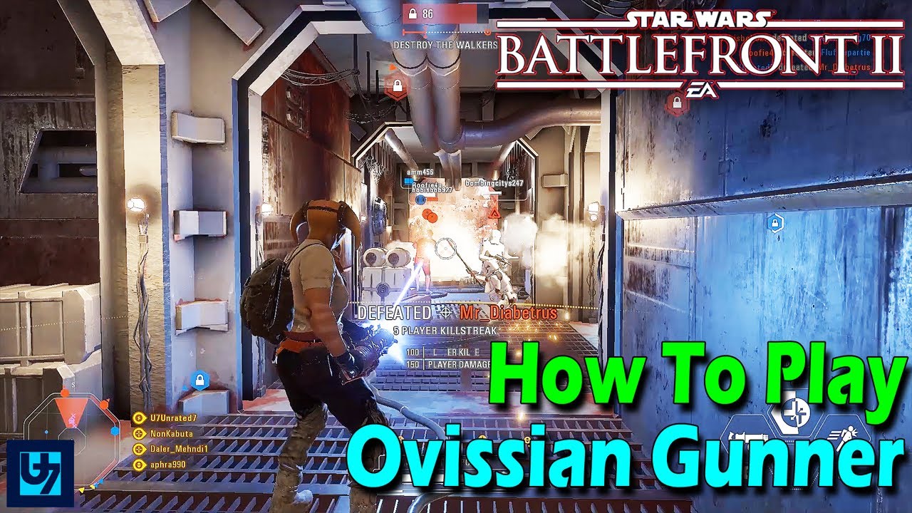 How To Play Ovissian Gunner (Enforcer Class) Star Wars Battlefront 2