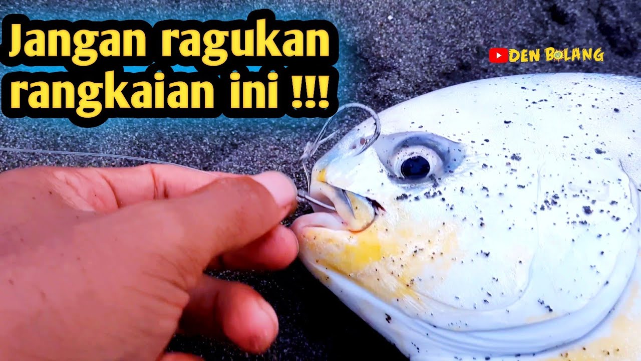 Rangkaian pancing engkel mancing pasiran