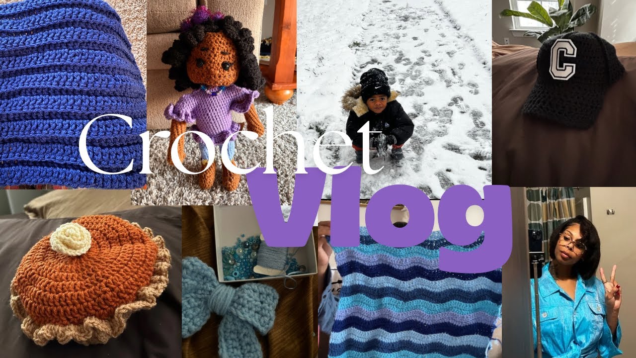 Crochet vlog /// making orders & Christmas presents 