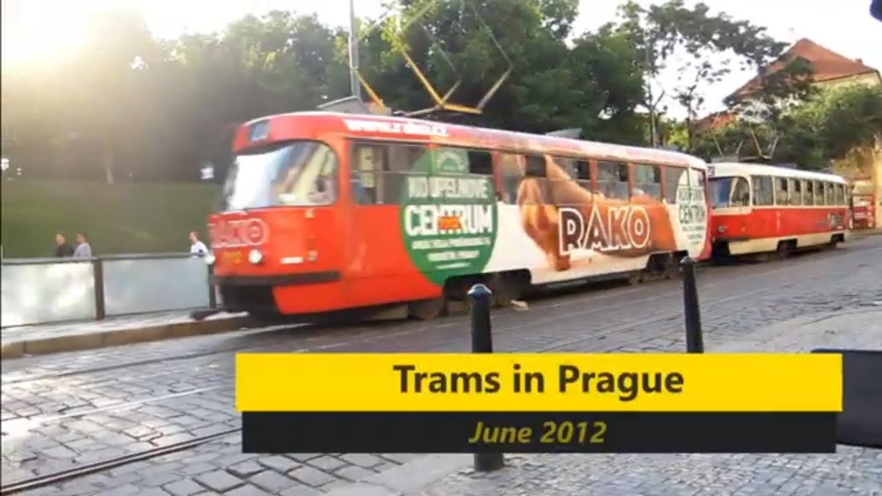 Prague Trams in 2012