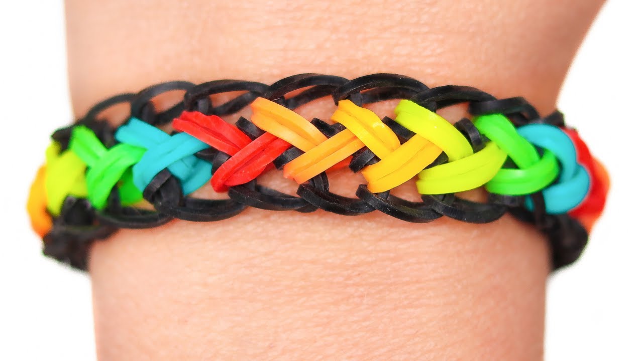 Bransoletka z gumek Rainbow Loom – łatwy wzór krok po kroku