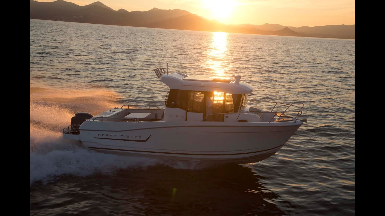 Jeanneau Merry Fisher 695 Marlin - Cannes 2014 Seatrials