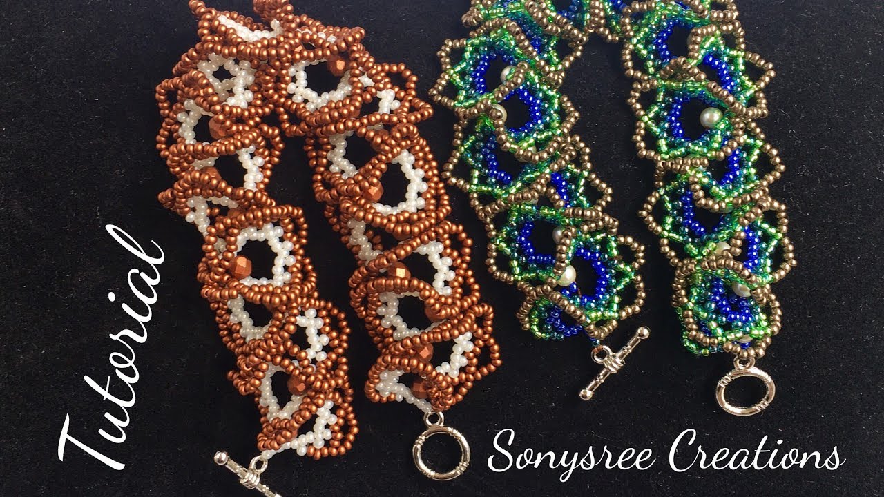 Easy DIY bracelet (ogalala Stitch )