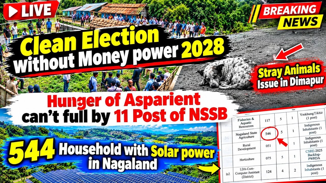 Breaking News| 19th Sept.2026.| News in Nagamese| Asparient hunger can't full by 11 Post of NSSB 