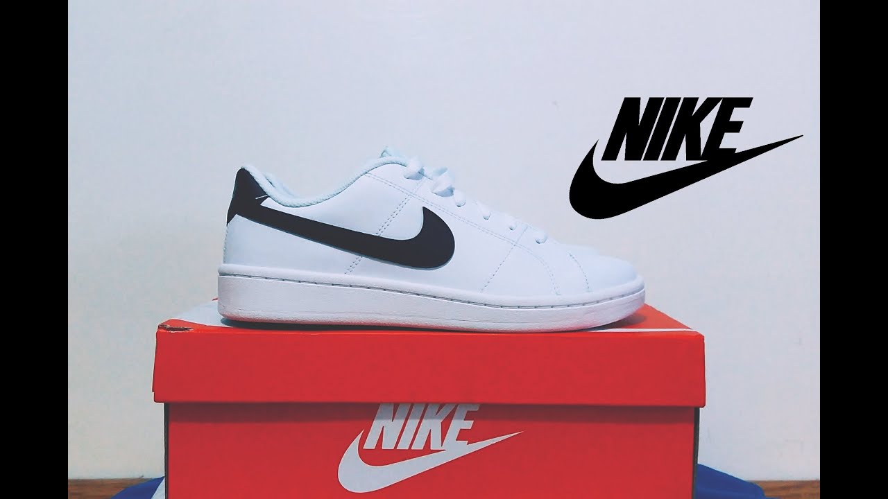 Nike Court Royale 2 blancos con palomita negra | Nike Court Royale 2 white | Review & Unboxing