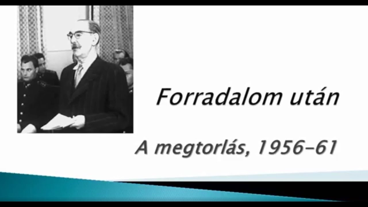 Sorsfordulók-sorsfordítók: 1956: a megtorlás - Rainer M. János előadása