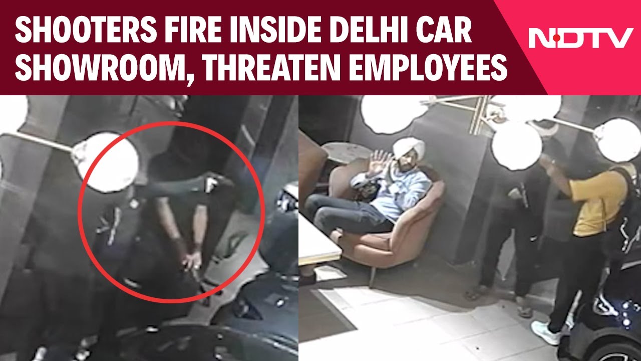Delhi Showroom Shooting | Shooters Fire Inside Delhi Car Showroom, Threaten Employees