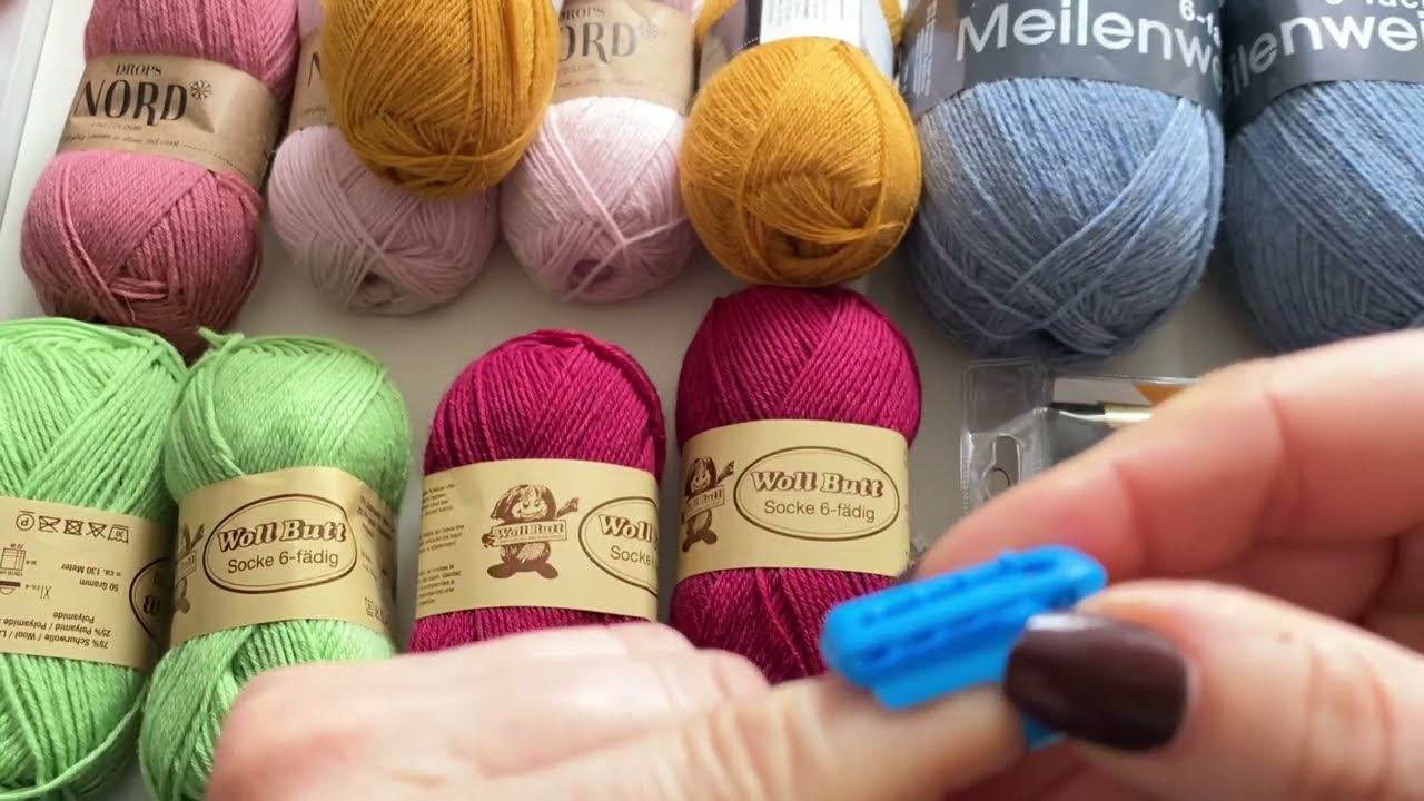 Вот это я Попала!!!Наперстки,Пряжа и Носки.#носкиспицами#socken#sockenwolle