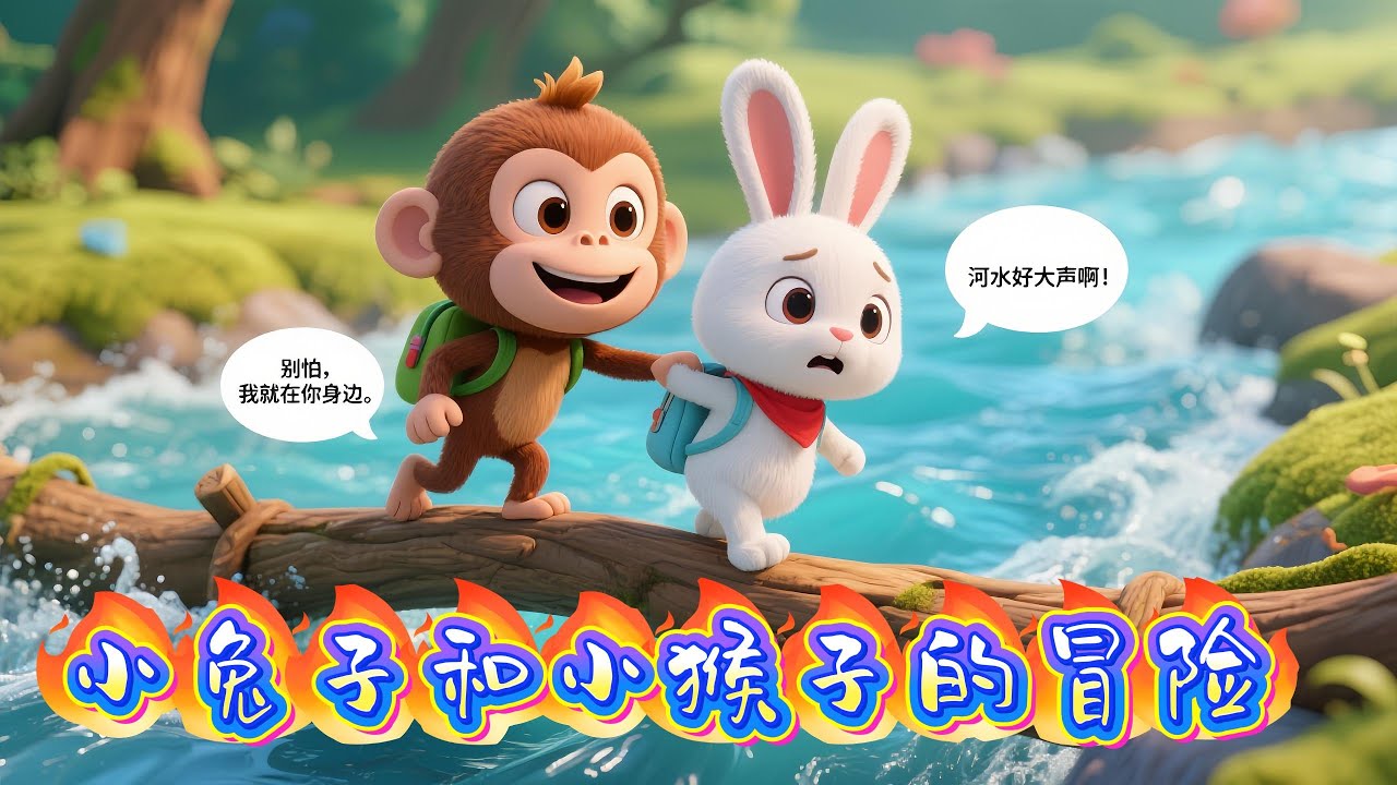 《小兔子和小猴子的冒险 》#睡前故事#幼兒睡前故事 #兒童故事#晚安故事#中文繪本故事#親子閱讀#幼兒睡前故事 #故事頻道 #兒童卡通動畫合集 #启蒙早教 #启蒙故事 #普通话儿童故事 #普通话朗读