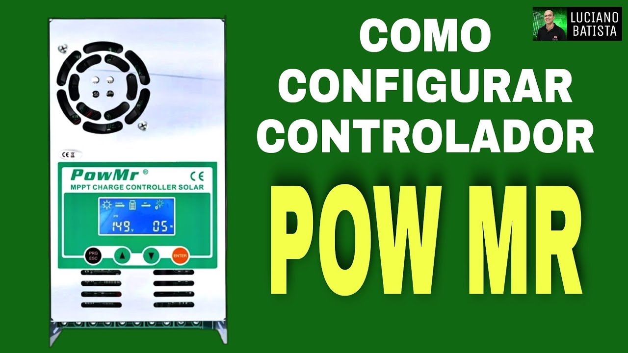 Como configurar o controlador de carga POW MR 60a