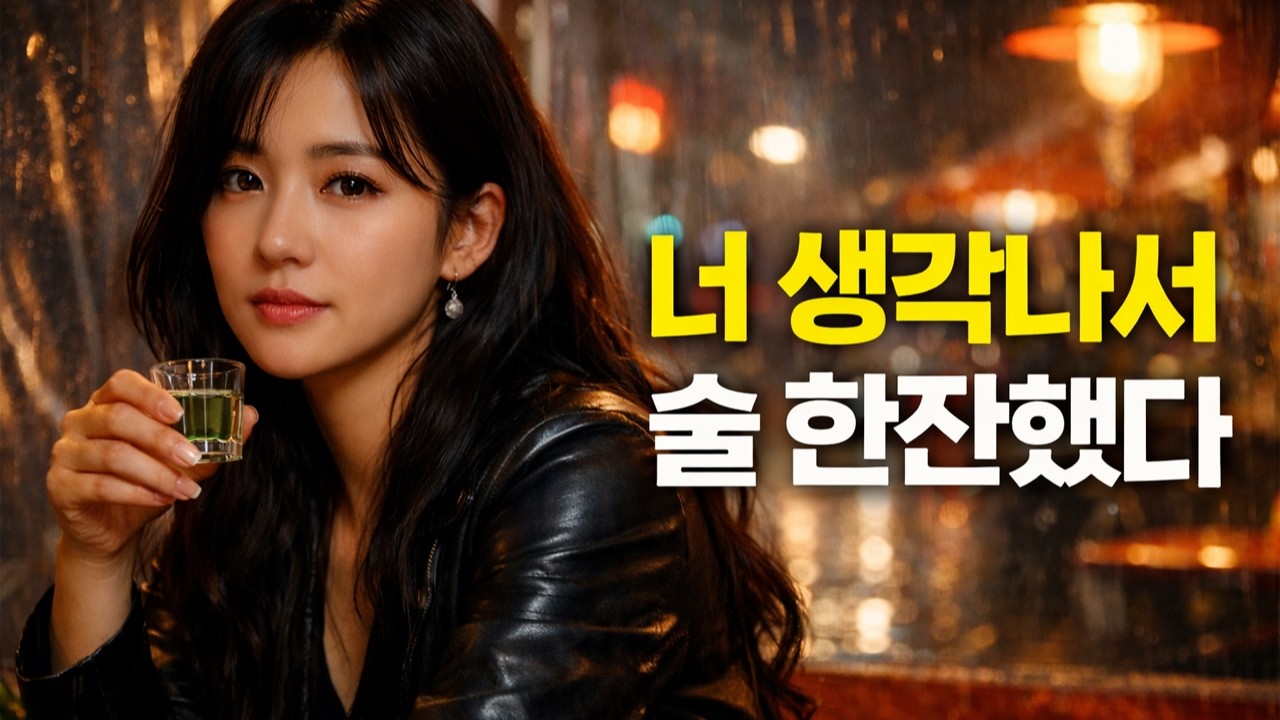 너 생각나서 술 한잔했다 🍶 비 오는 밤 포장마차에서 떠오른 그 사람 | 청나