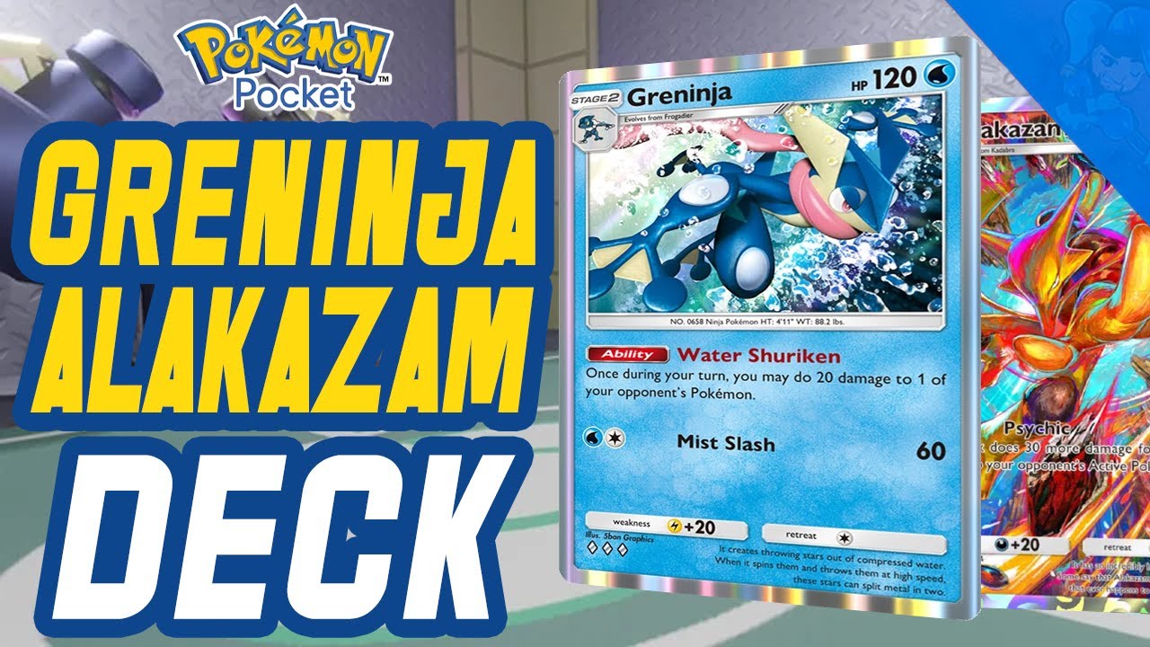 Greninja Alakazam Deck packs a powerful One-Two Punch for Pokemon Pocket