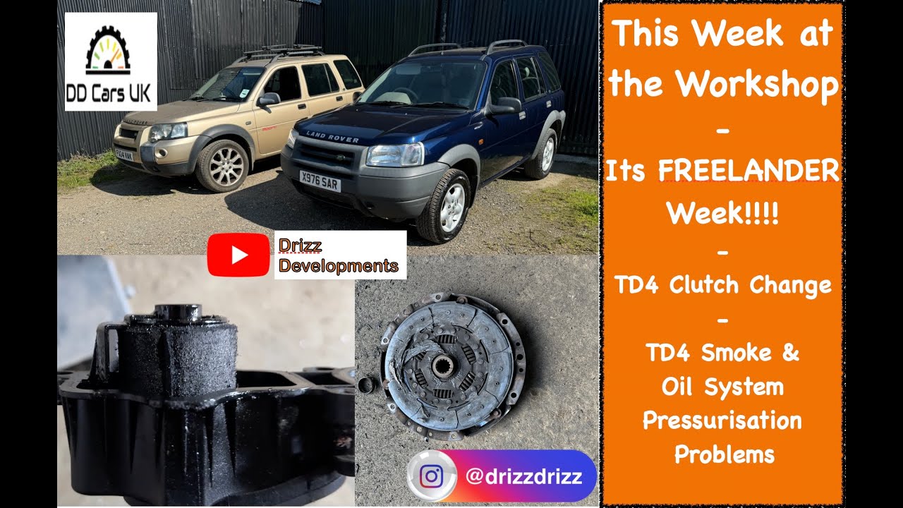 Its Land Rover FREELANDER Week... TD4 Clutch Change - Diagnosing Smoke - This Week at the Workshop