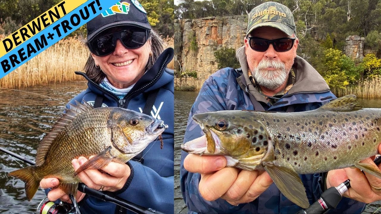 TASSIE TALES: Catching Trout & Bream Side-By-Side in Hobart's Derwent Estuary