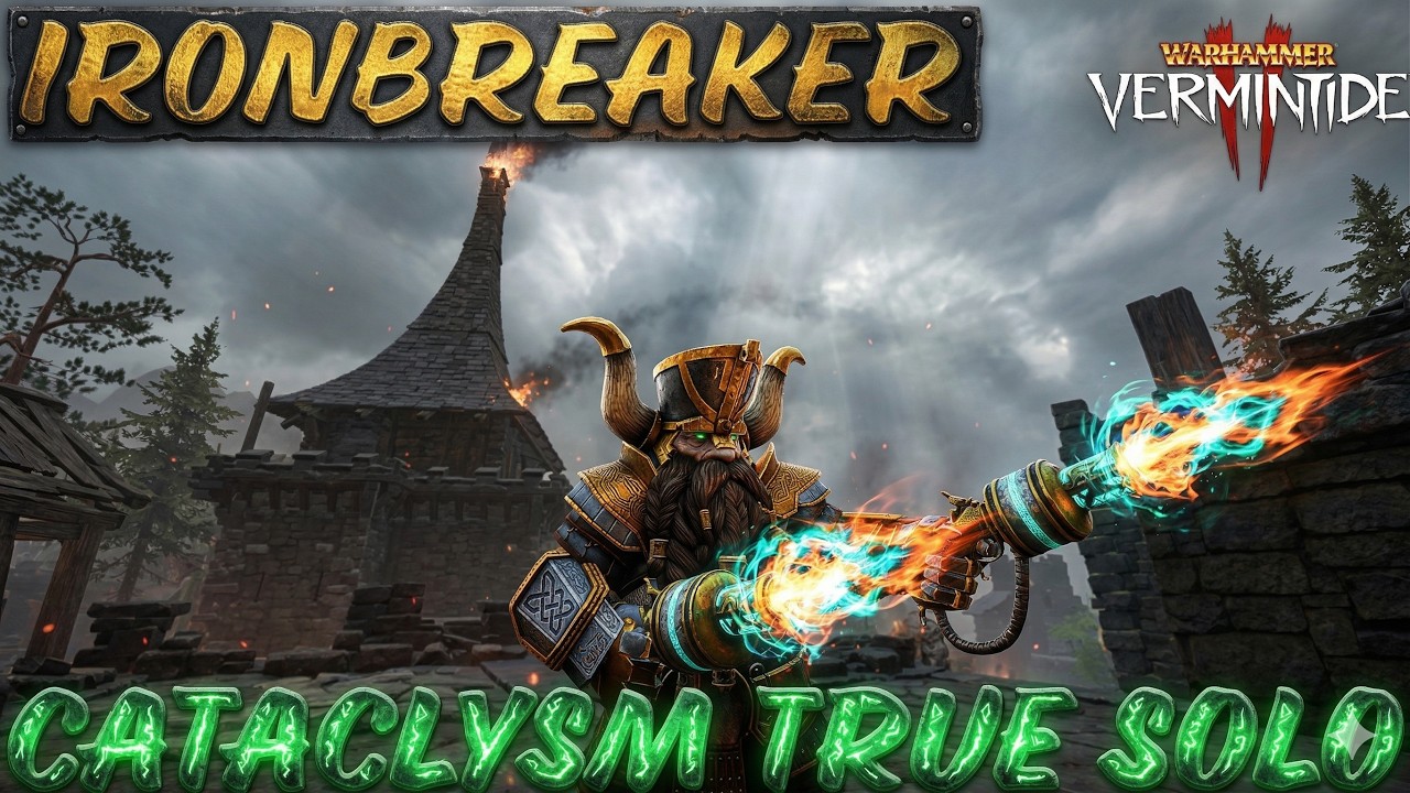Ironbreaker - Cataclysm True solo - Hammer/Drakefire Pistols - Fort Brachsenbrucke - Vermintide 2